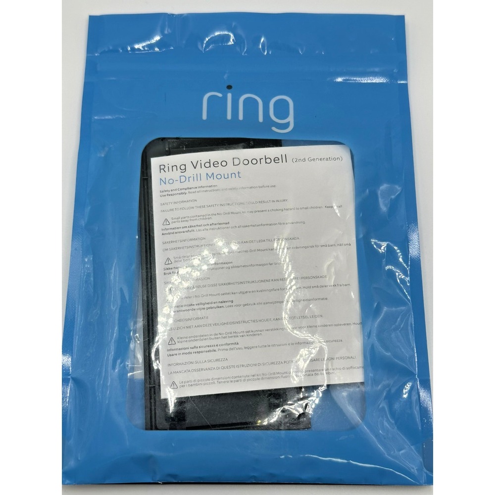 No-Drill Adhesive Mount for Ring Video Doorbell (2nd Generation) **MOUNT ONLY**